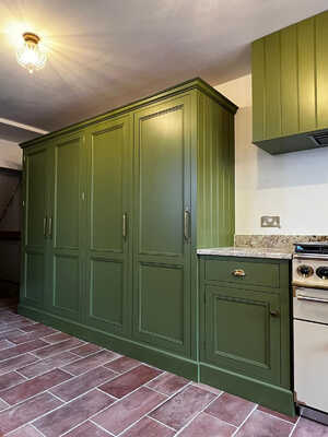 Stunning Green Kitchen with Rustic Details9.jpg