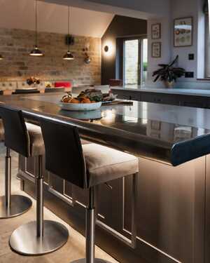 Contemporary kitchen tap and sink