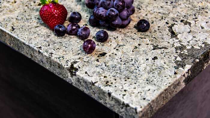 fruit on granite work surface